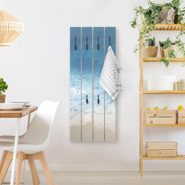 Shabby chic wall coat rack Tides In Color I