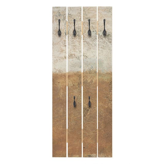 Wall mounted coat rack brown Elements Of Life