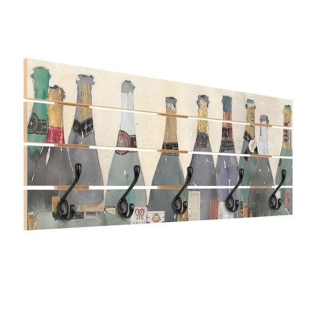 Wall coat hanger Uncorked - Champagne