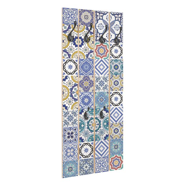 Wall coat rack Backsplash - Elaborate Portoguese Tiles