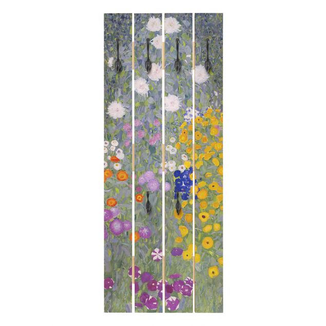 Coat rack wood Gustav Klimt - Cottage Garden