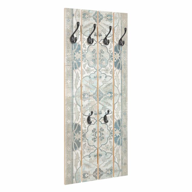 Wall coat rack Wood Panels Persian Vintage II