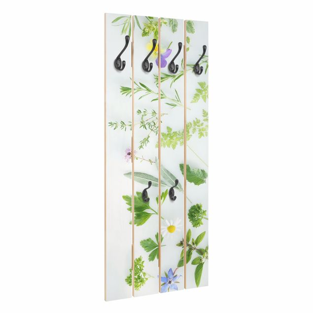 Green coat rack Herbs And Flowers