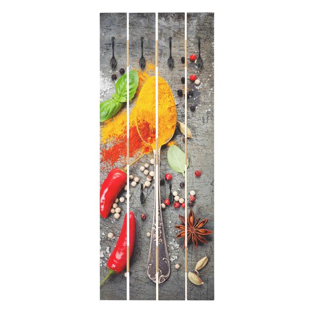 Shabby chic clothes rack Spoon With Spices