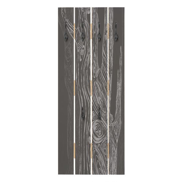 Coat rack grey No.MW20 Living Forest Anthracite Grey