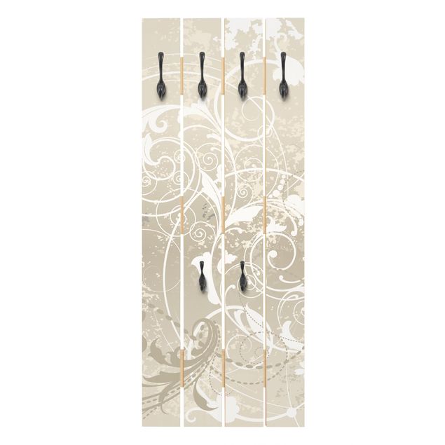 Wall coat rack Mother Of Pearl Ornament Design