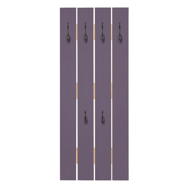 Wall mounted coat rack Red Violet