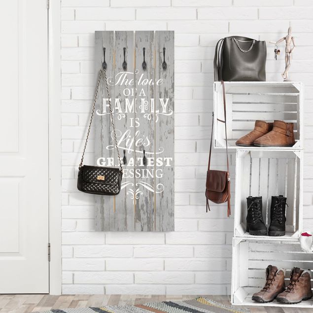 Shabby chic clothes rack Shabby Wood - Family Is