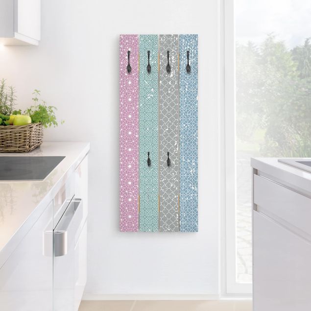 Shabby chic clothes rack Shabby Pattern Pastell