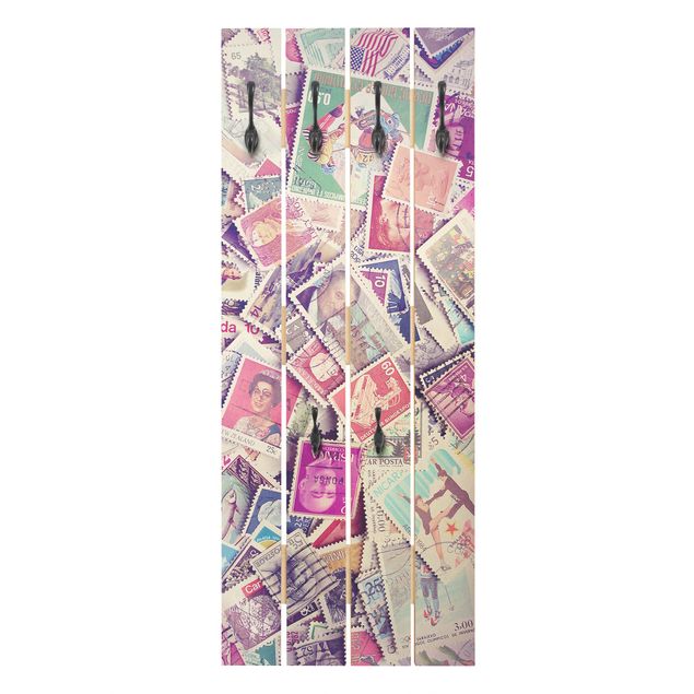 Wall coat rack Stamps