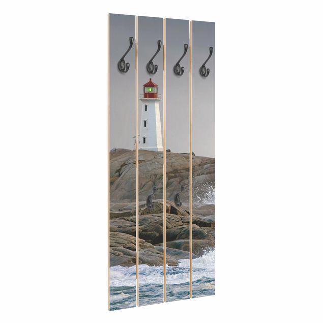 Wall mounted coat rack Lighthouse