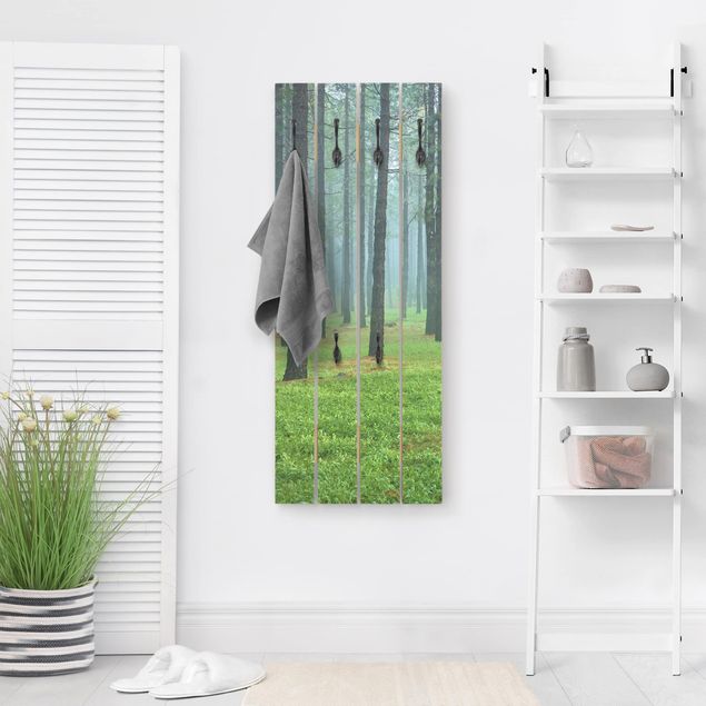 Shabby chic coat rack Deep Forest With Pine Trees On La Palma