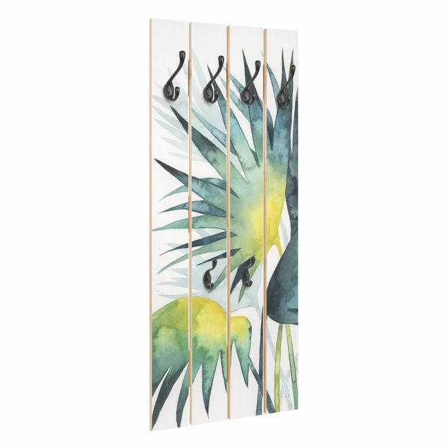 Wall mounted coat rack Tropical Foliage - Fan Palm