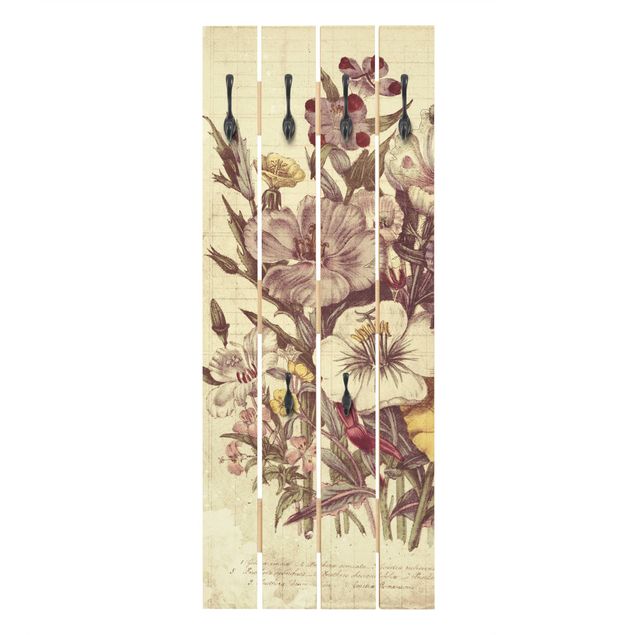 Wall coat hanger Vintage Letter Bouquet