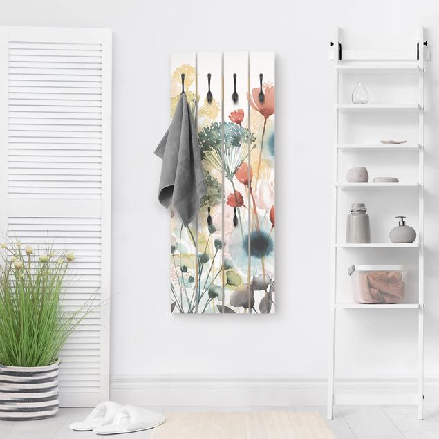 Shabby chic clothes rack Wild Flowers In Summer I