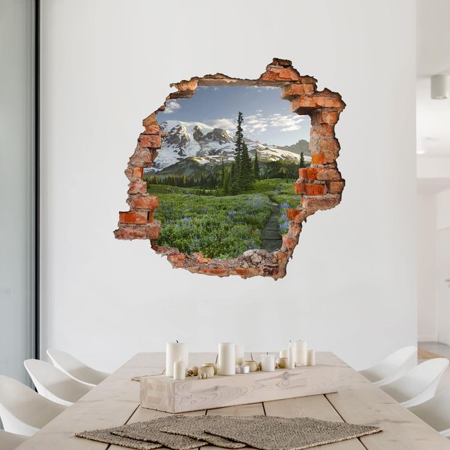 Wall stickers universe Mountain View Meadow Path