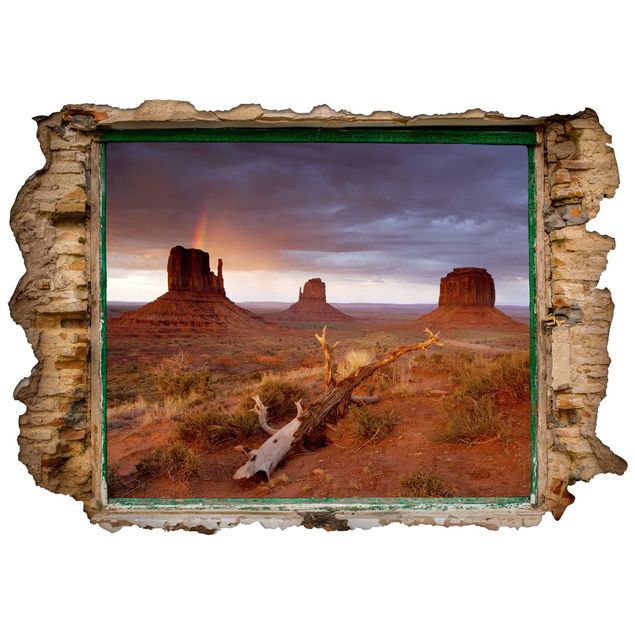 Sunset wall art Monument Valley At Sunset