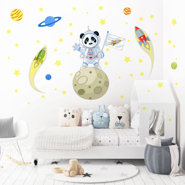 Wall stickers jungle Astronaut Panda