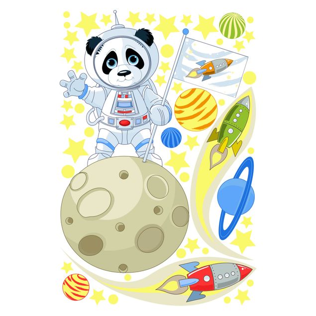 Panda wall stickers Astronaut Panda