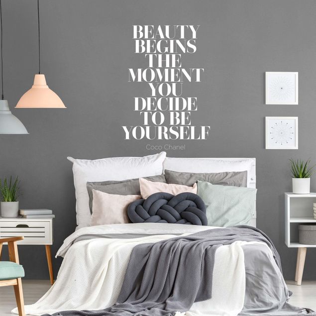Wall decals quotes Be Yourself Coco Chanel