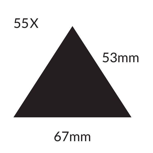 Wall art stickers Triangles - 55x  Triangles