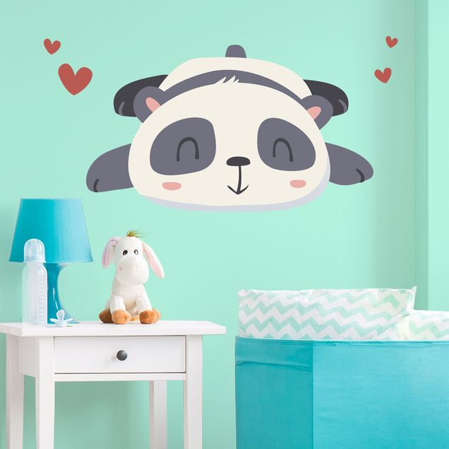 Panda stickers for walls Amorous Panda