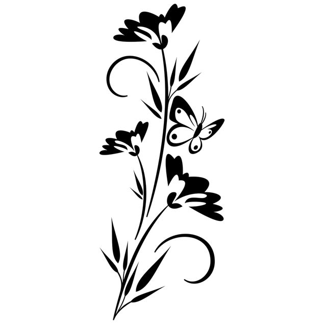 Wall stickers tendril Floral Splendour