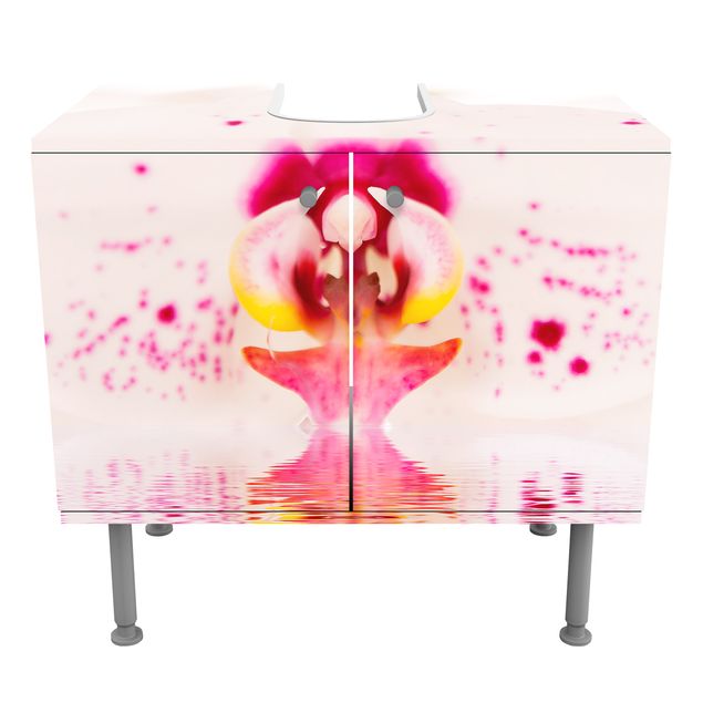 Wash basin cabinet design - Dotted Orchid On Water