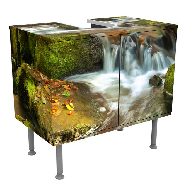 Sink vanity unit Waterfall Autumnal Forest