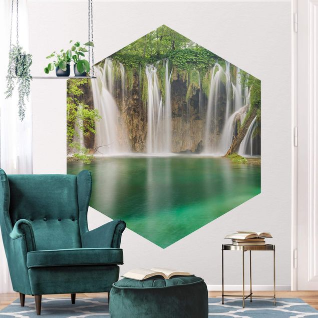 Wallpapers modern Waterfall Plitvice Lakes