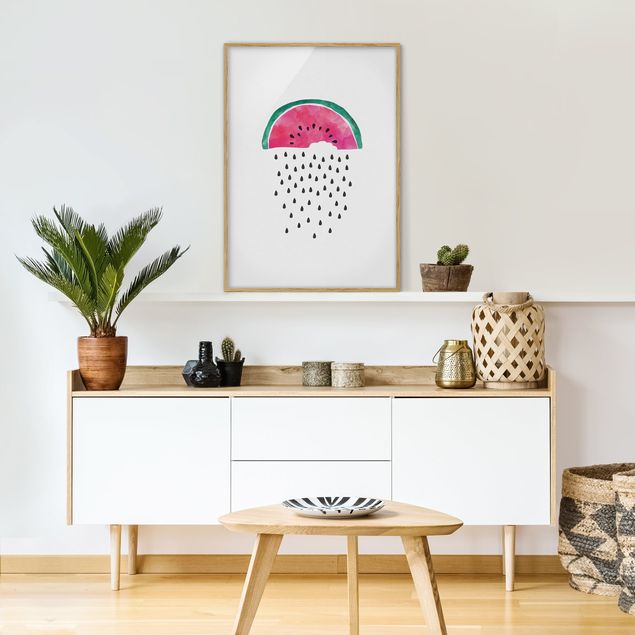 Art posters Watermelon Rain