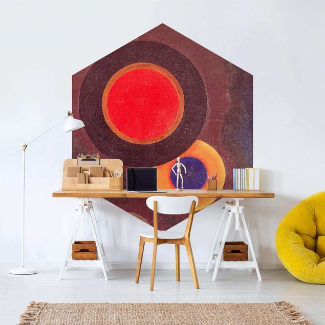 Modern wallpaper designs Wassily Kandinsky - Circles And Lines