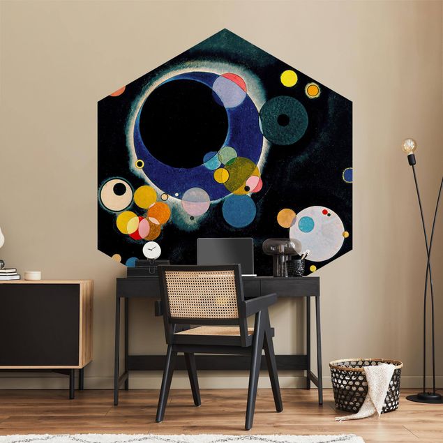 Wallpapers modern Wassily Kandinsky - Sketch Circles