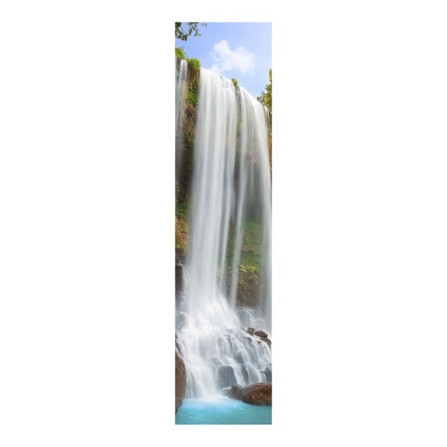 Sliding panel curtains landscape Waterfalls