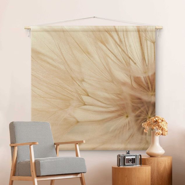 extra large wall tapestry Soft Dandelions