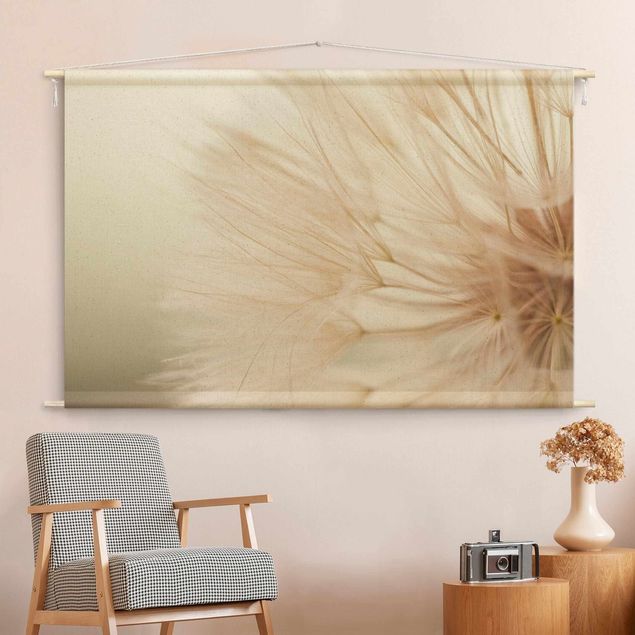 extra large wall tapestry Soft Dandelions