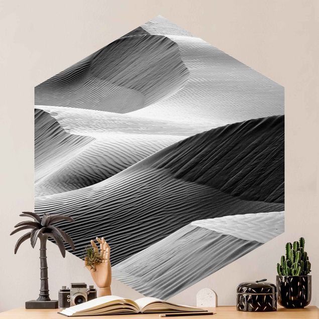 Wallpapers desert Wave Pattern In Desert Sand