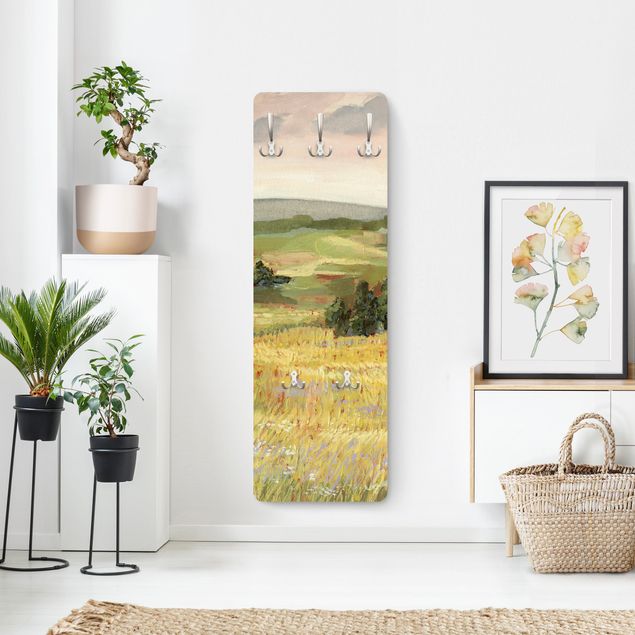 Wall coat rack Meadow In The Morning I