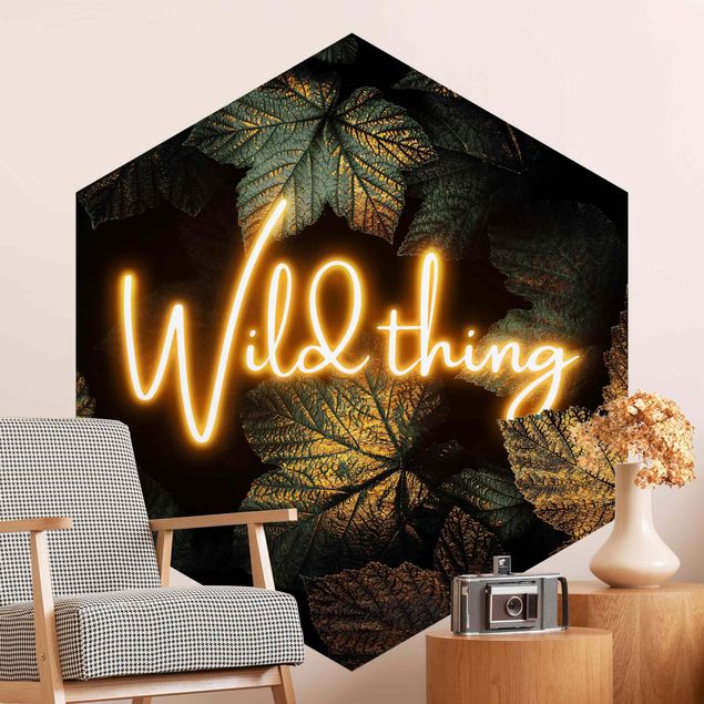 Wallpapers modern Wild Thing Golden Leaves