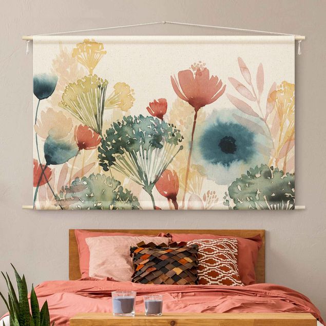 nature wall hanging Wild Flowers In Summer I