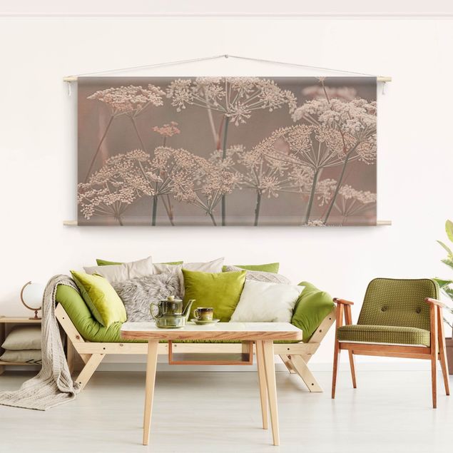 modern tapestry wall hanging Wild Apiaceae