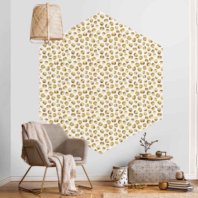 Wallpapers patterns Wild Golden Polkadots