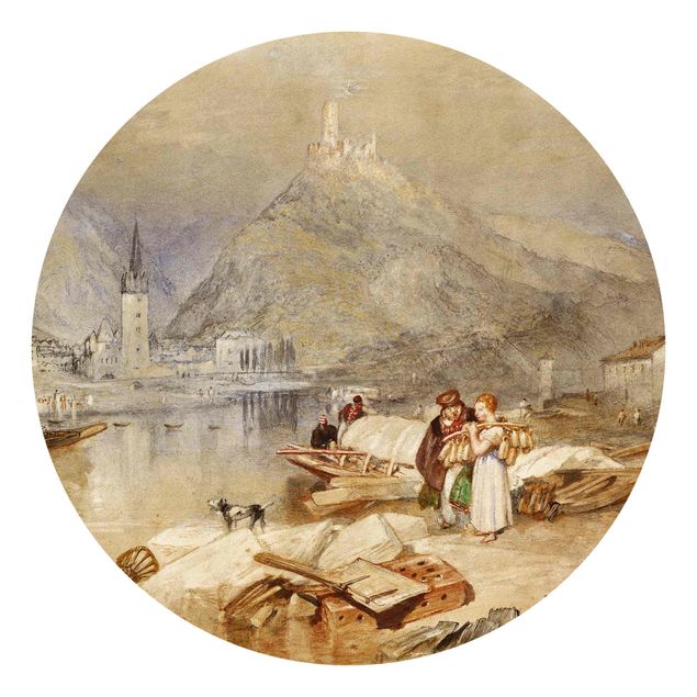 Art style romantic William Turner - Bernkastel On The Moselle