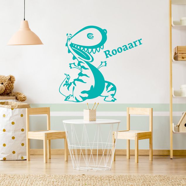 Wall stickers quotes Dinosaur With Customised Name