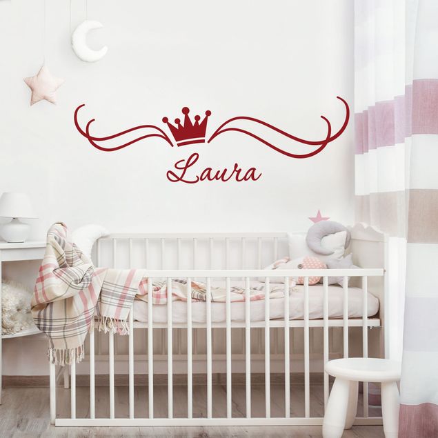 Wall stickers quotes Customised text-crown