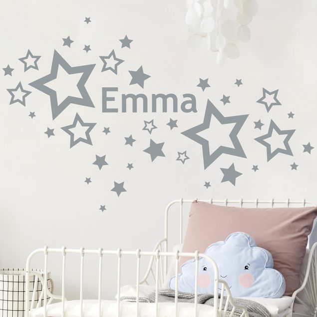 Nursery decoration Stars With Customised Name