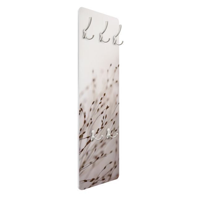 Wall mounted coat rack Soft Grasses In Slipstream