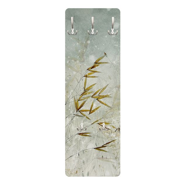 Wall mounted coat rack Delicate Branches In Winter Fog