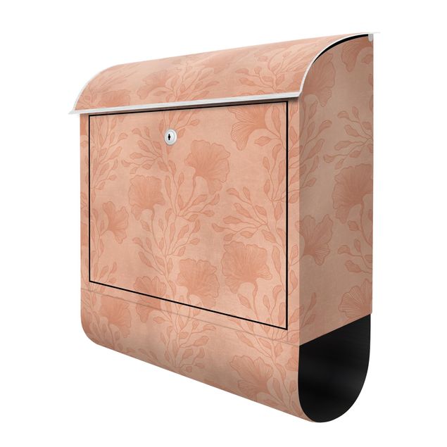 Letterboxes pink Delicate Branches In Rosé Gold