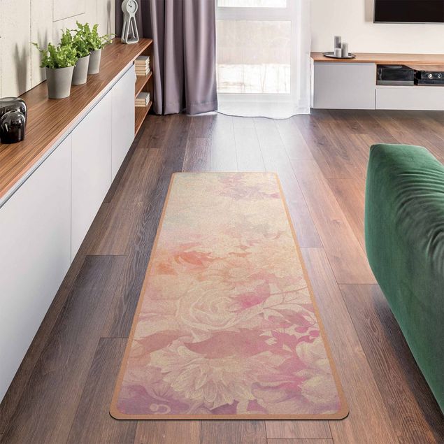floral area rugs Delicate Blossom Dream In Pastel
